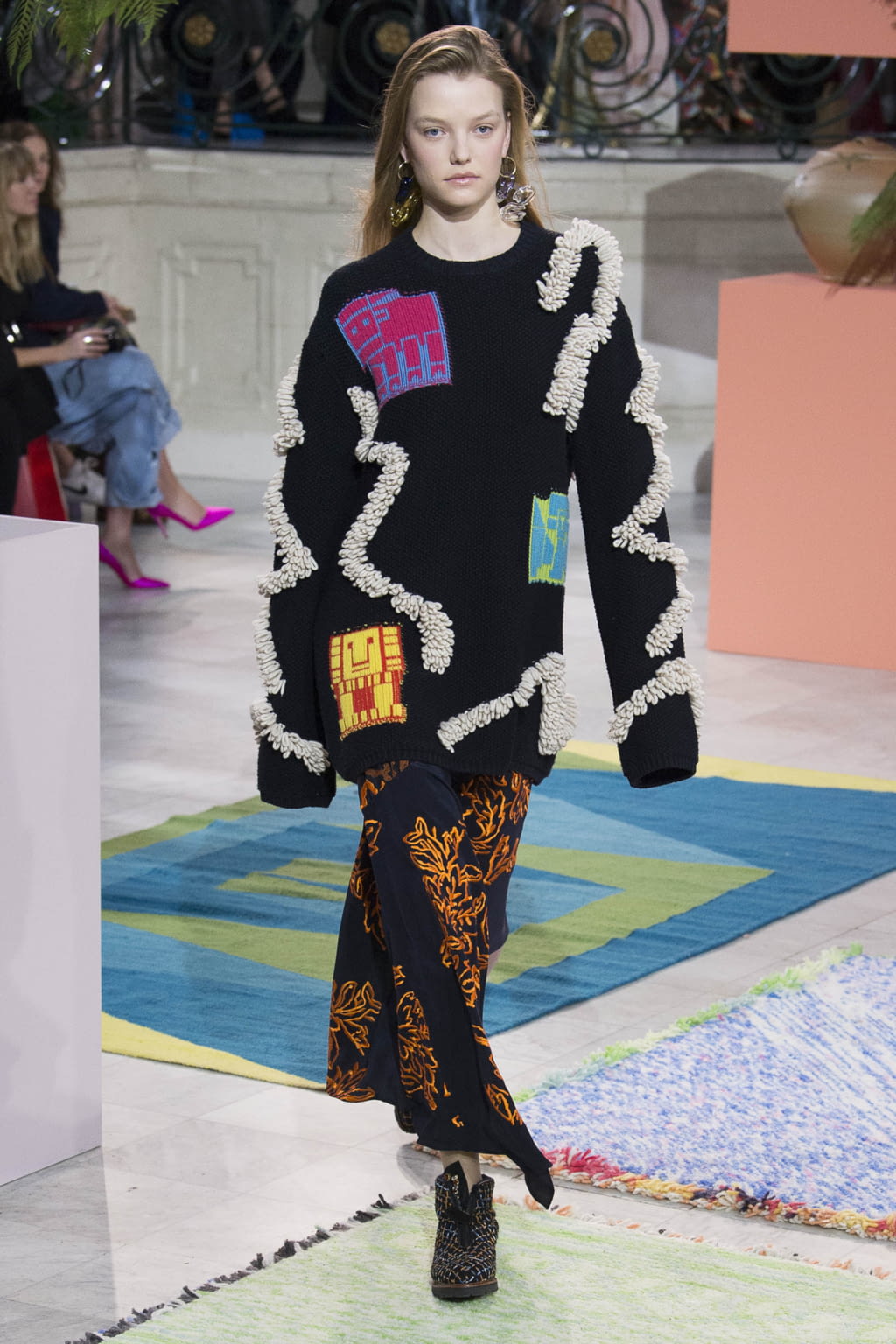 Fashion Week London Fall/Winter 2017 look 30 from the Peter Pilotto collection womenswear