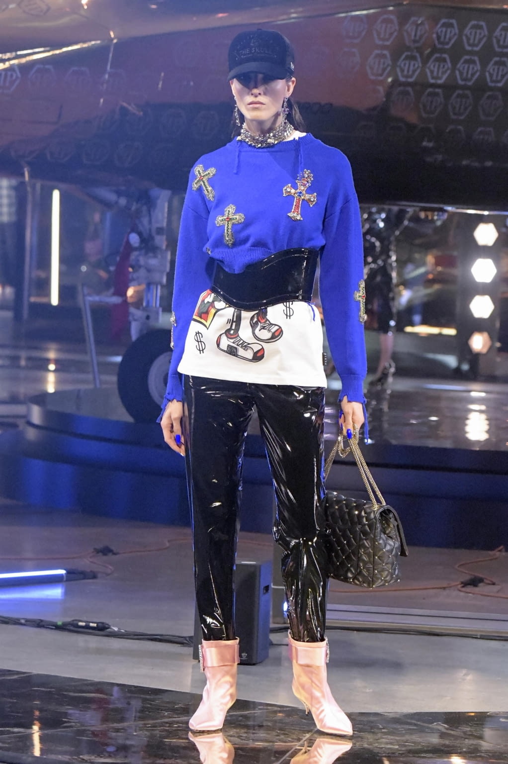 Fashion Week Milan Fall/Winter 2020 look 67 from the Philipp Plein collection womenswear