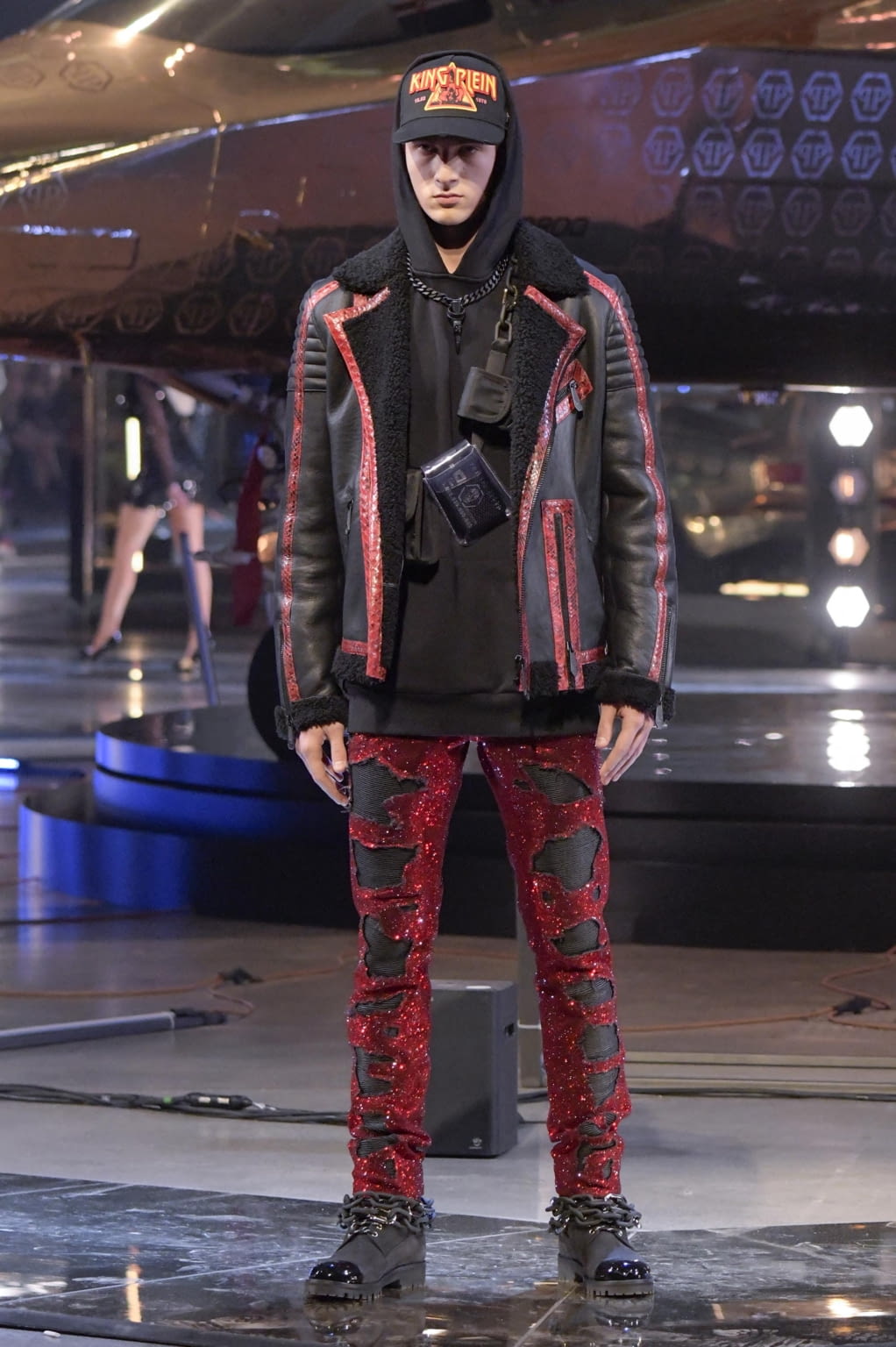 Fashion Week Milan Fall/Winter 2020 look 94 from the Philipp Plein collection 女装