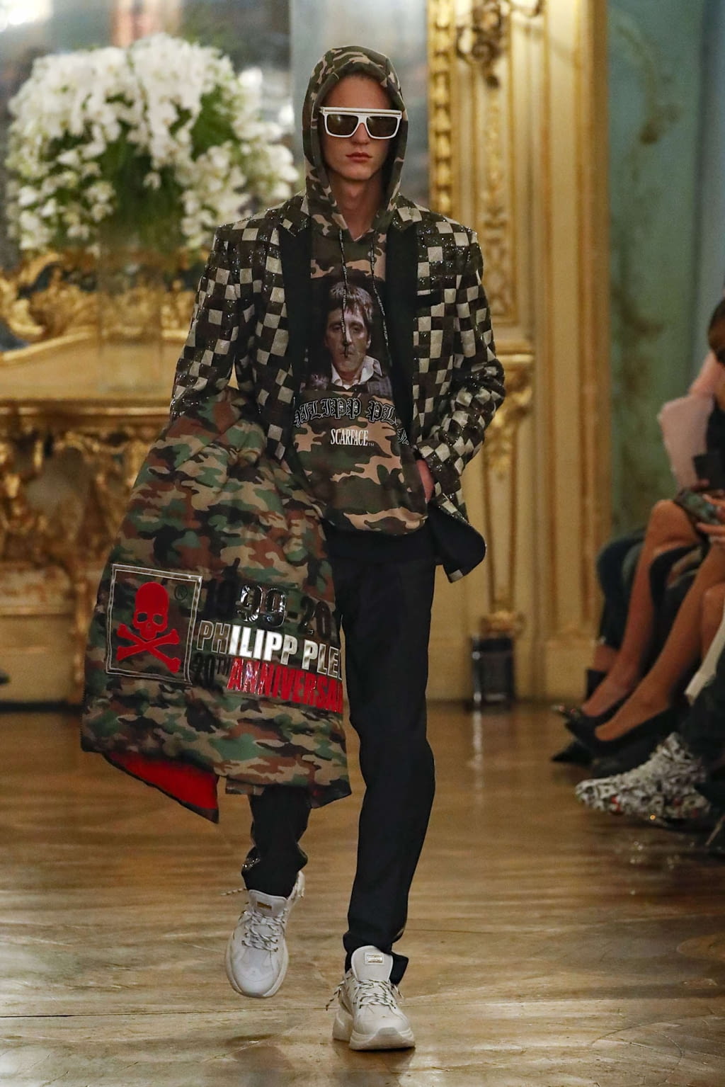 Fashion Week Milan Fall/Winter 2019 look 15 from the Philipp Plein collection menswear