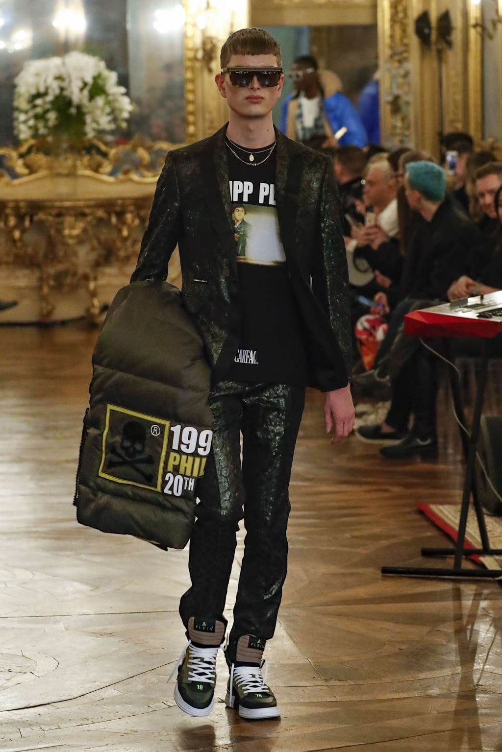 Fashion Week Milan Fall/Winter 2019 look 21 from the Philipp Plein collection menswear