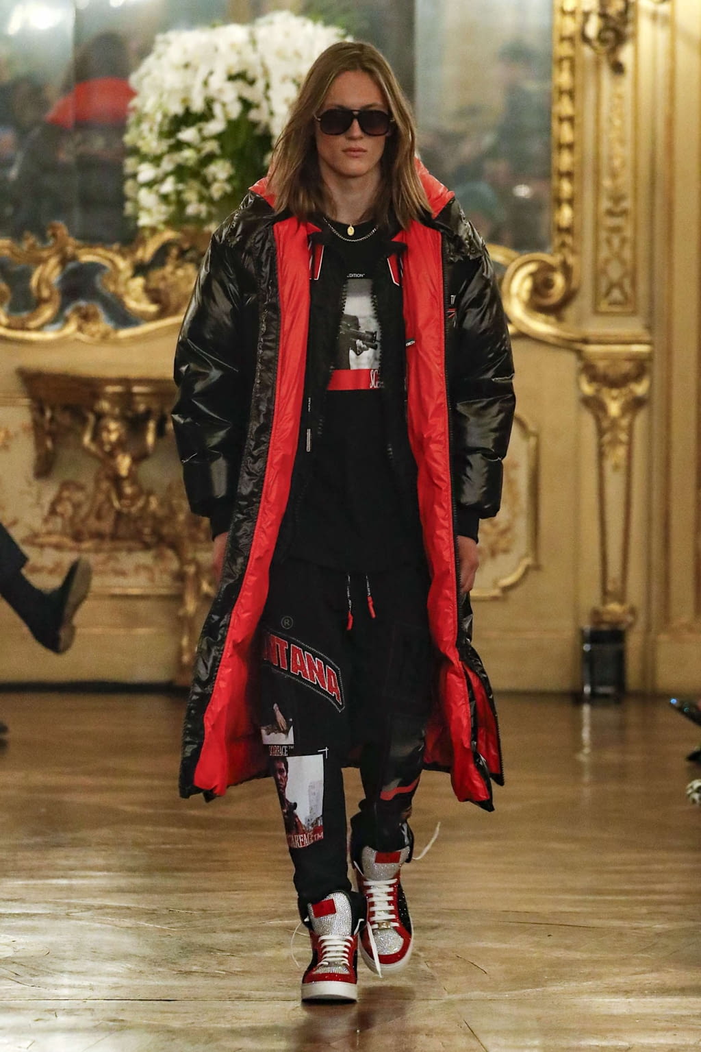 Fashion Week Milan Fall/Winter 2019 look 28 from the Philipp Plein collection 男装