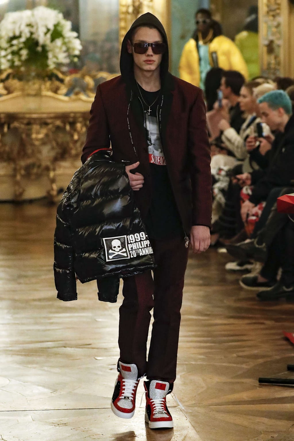 Fashion Week Milan Fall/Winter 2019 look 43 from the Philipp Plein collection menswear