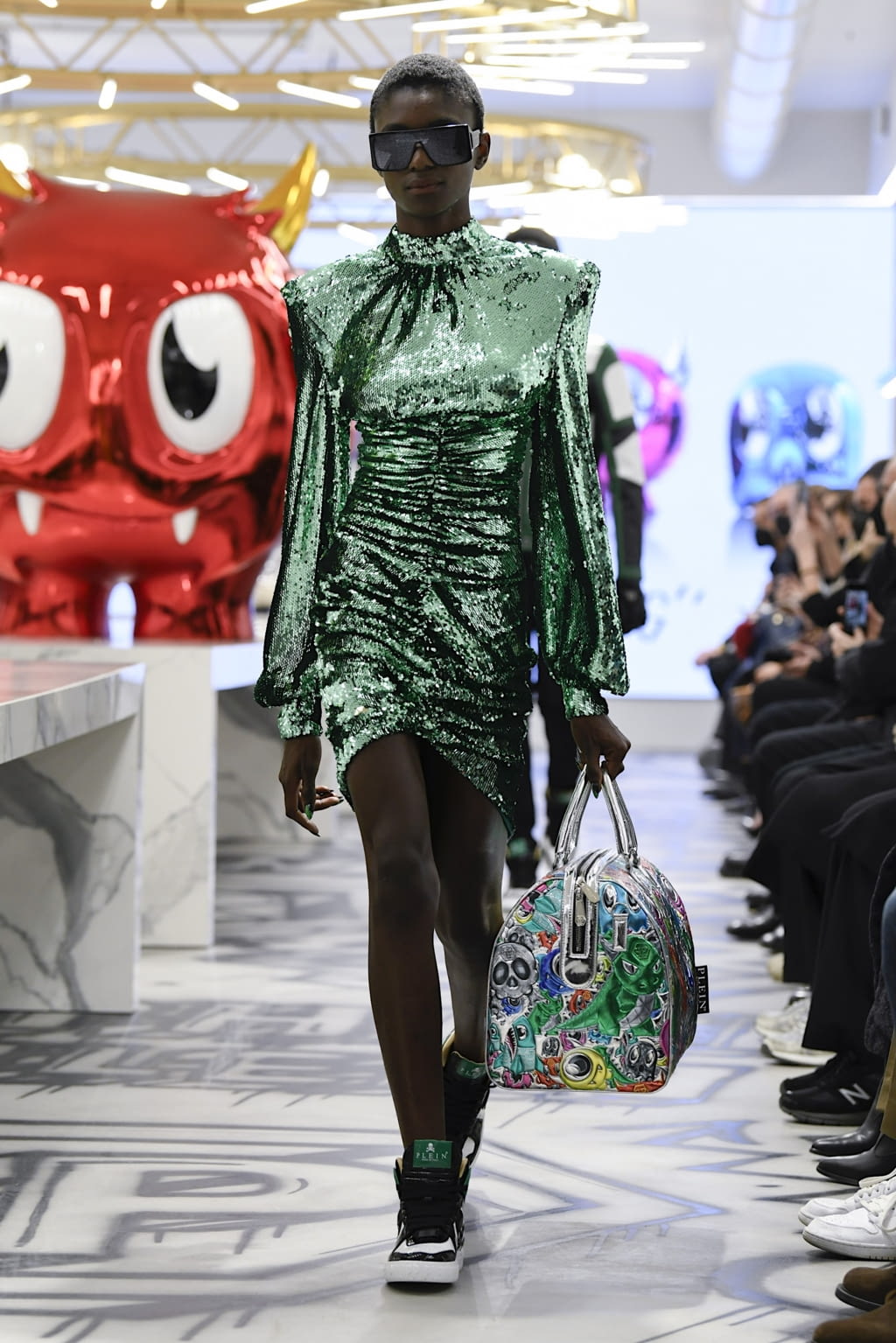 Fashion Week Milan Fall/Winter 2022 look 5 de la collection Philipp Plein menswear