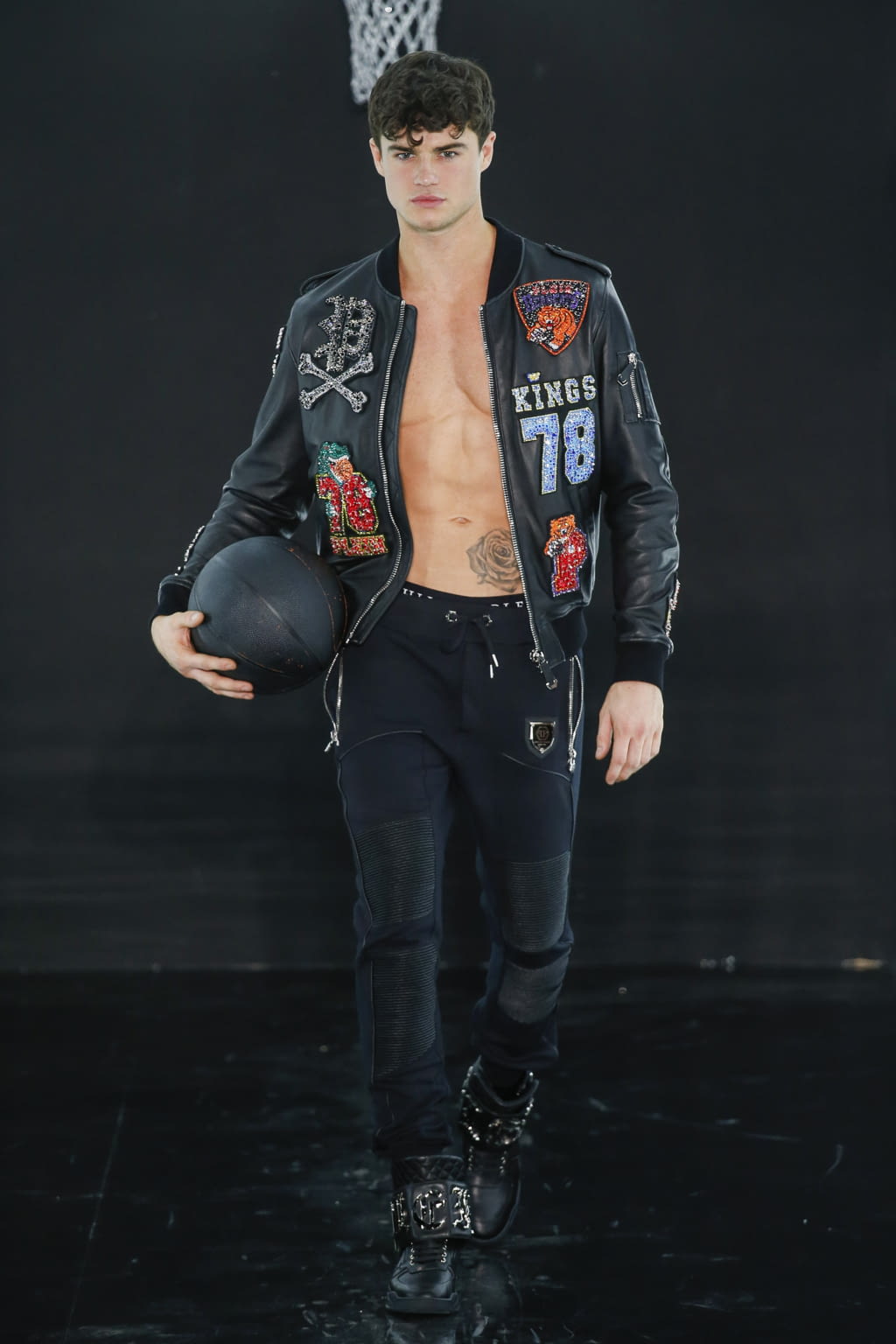 Fashion Week Milan Spring/Summer 2017 look 47 from the Philipp Plein collection menswear