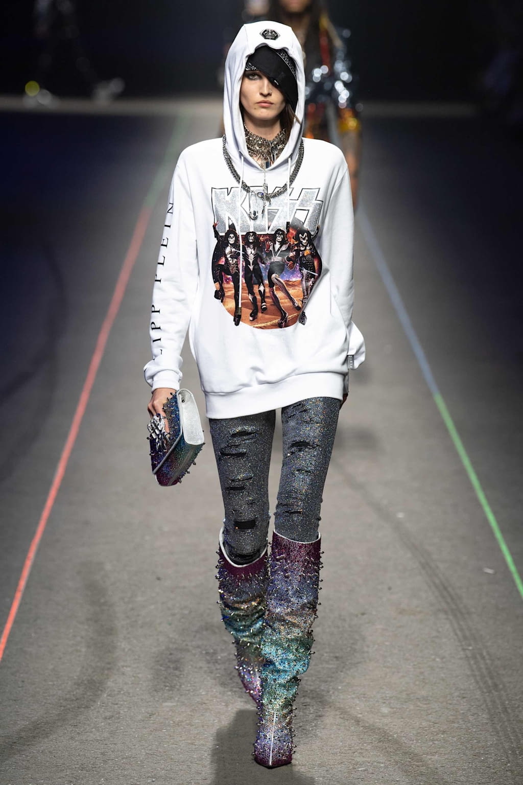 Fashion Week Milan Spring/Summer 2020 look 2 from the Philipp Plein collection menswear