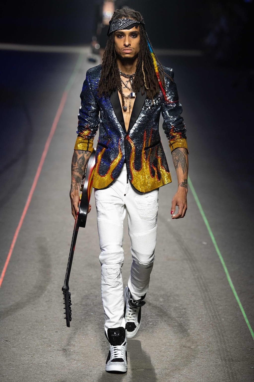 Fashion Week Milan Spring/Summer 2020 look 4 from the Philipp Plein collection menswear