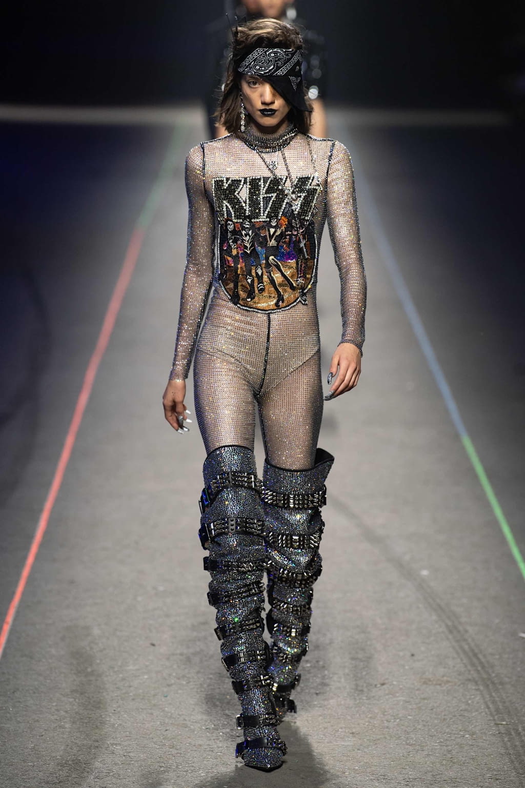 Fashion Week Milan Spring/Summer 2020 look 8 from the Philipp Plein collection 男装