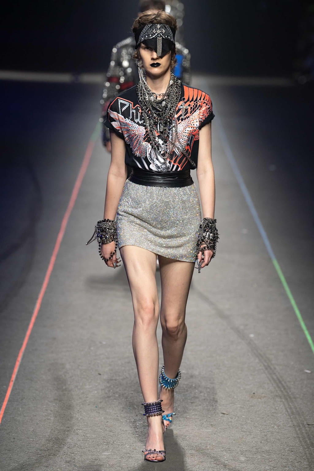 Fashion Week Milan Spring/Summer 2020 look 21 from the Philipp Plein collection 男装
