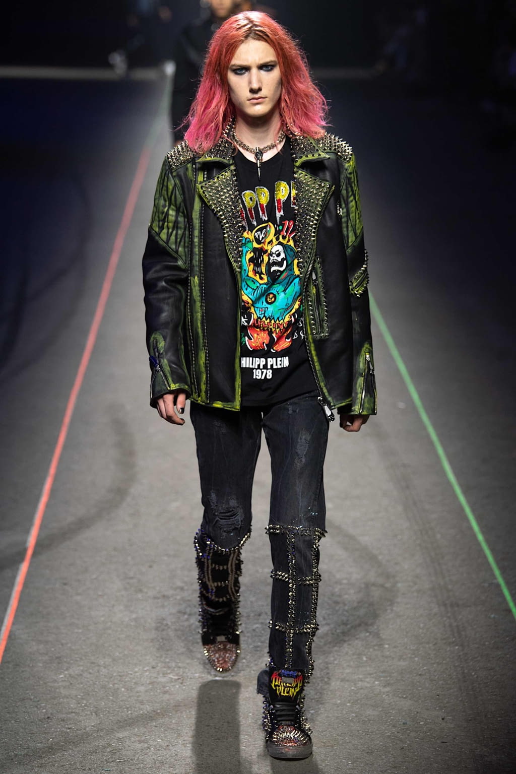 Fashion Week Milan Spring/Summer 2020 look 54 from the Philipp Plein collection 男装