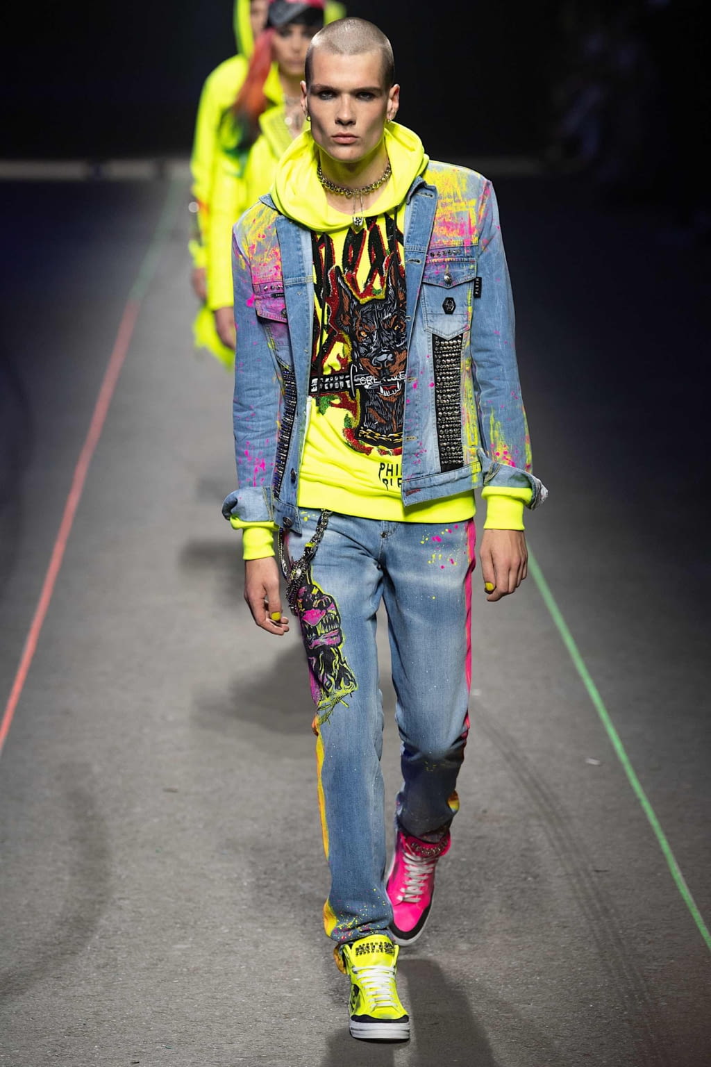 Fashion Week Milan Spring/Summer 2020 look 77 from the Philipp Plein collection 男装