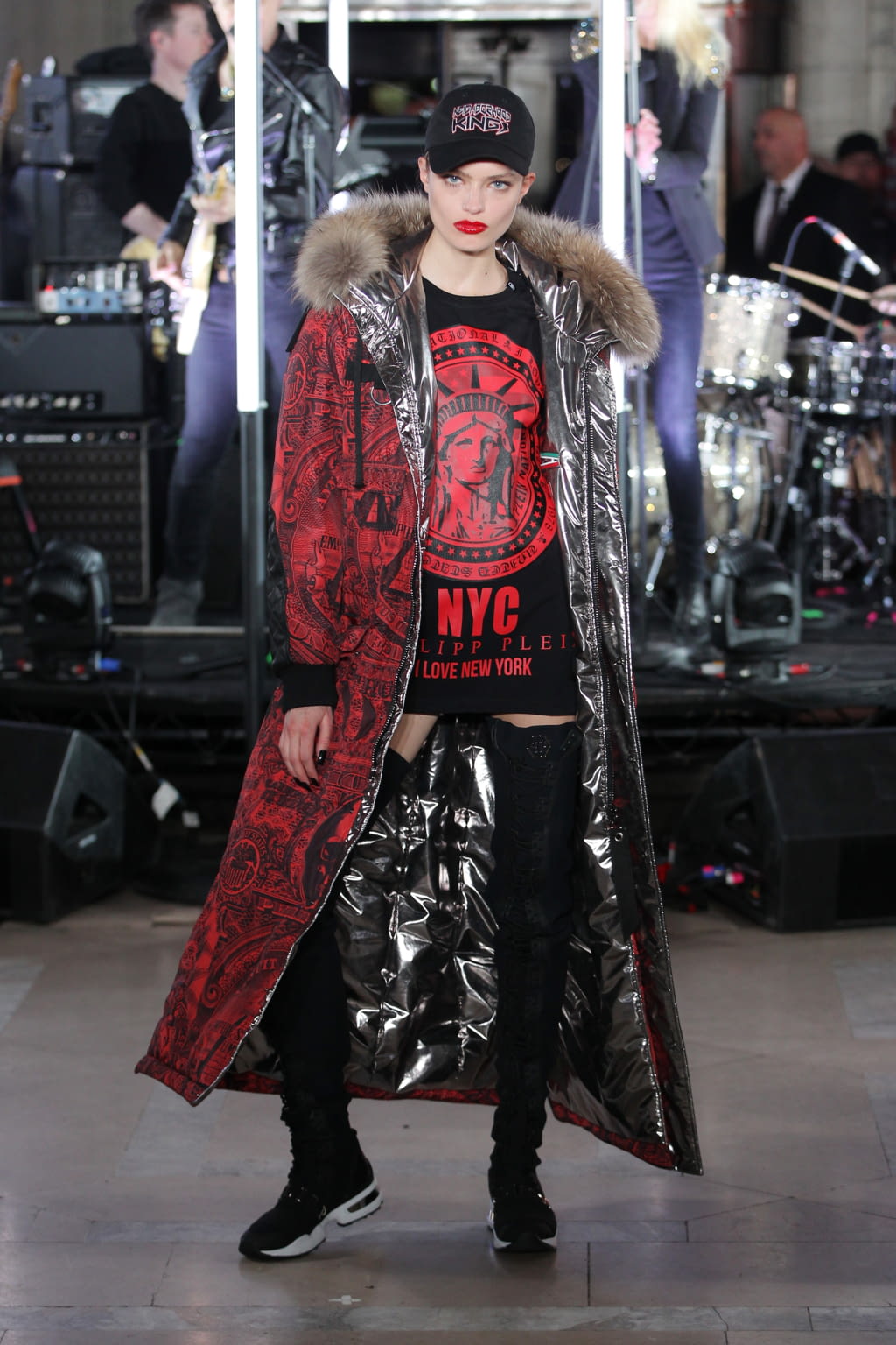 Fashion Week New York Fall/Winter 2017 look 13 from the Philipp Plein collection womenswear