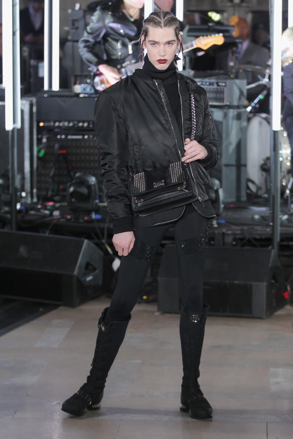 Fashion Week New York Fall/Winter 2017 look 45 from the Philipp Plein collection 女装