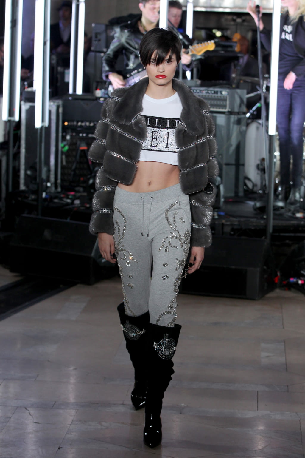 Fashion Week New York Fall/Winter 2017 look 48 from the Philipp Plein collection womenswear