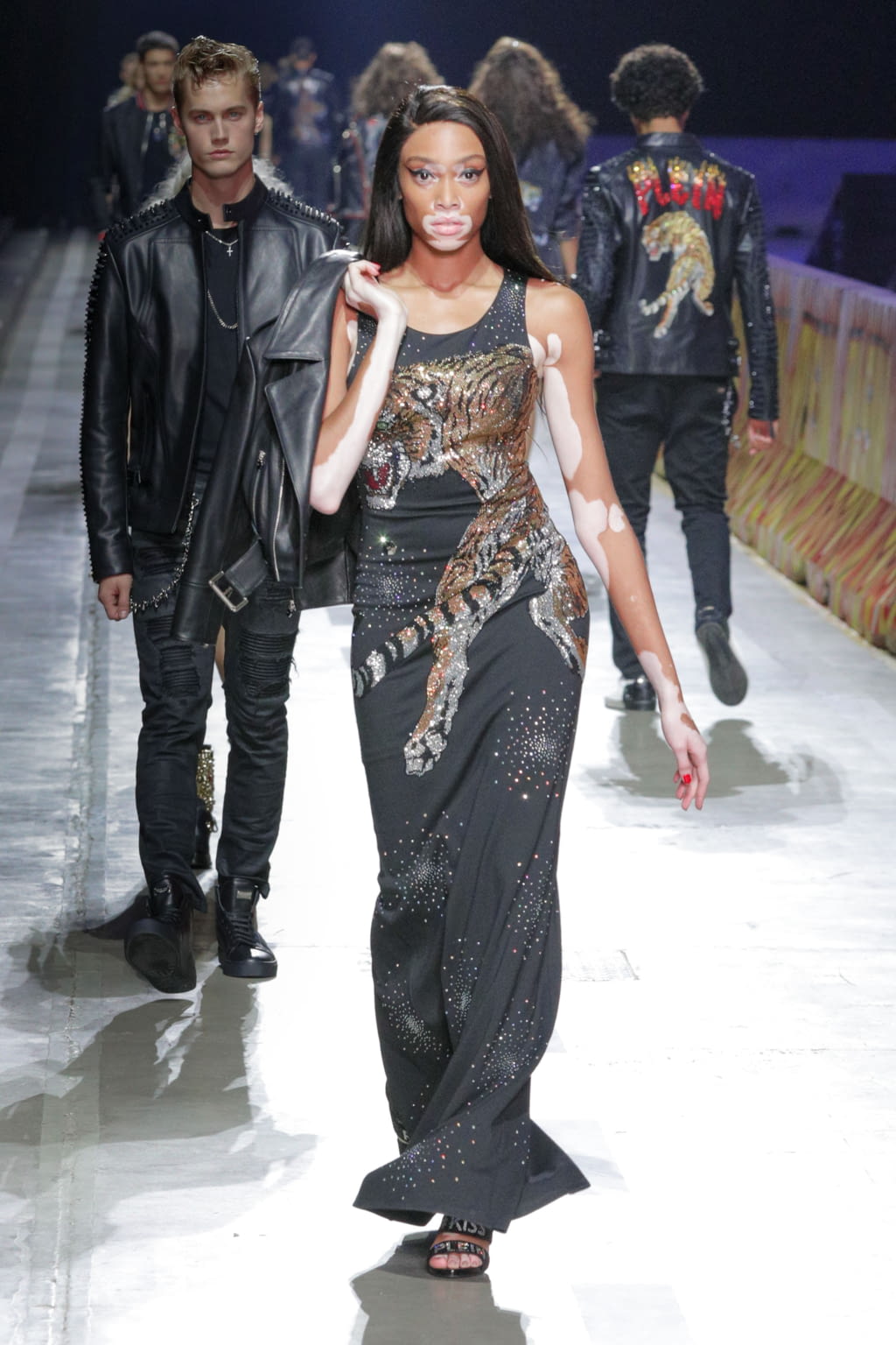 Fashion Week Milan Spring/Summer 2018 look 14 from the Philipp Plein collection 男装