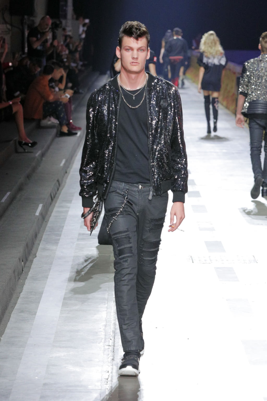 Fashion Week Milan Spring/Summer 2018 look 21 from the Philipp Plein collection 男装