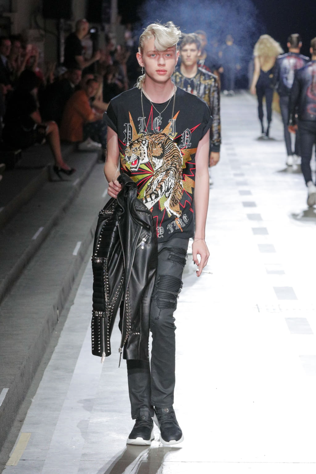 Fashion Week Milan Spring/Summer 2018 look 41 from the Philipp Plein collection menswear