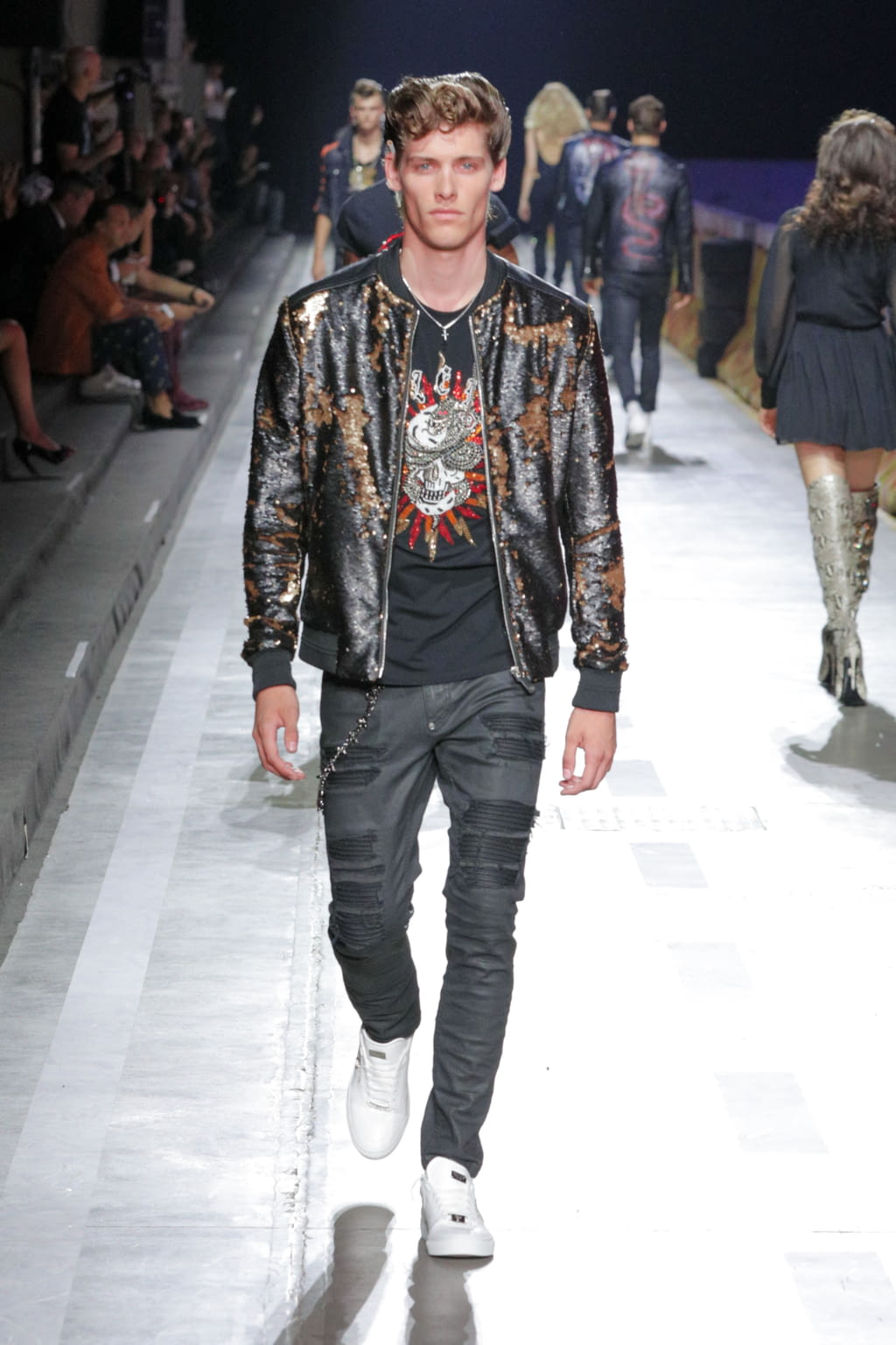Fashion Week Milan Spring/Summer 2018 look 42 from the Philipp Plein collection 男装