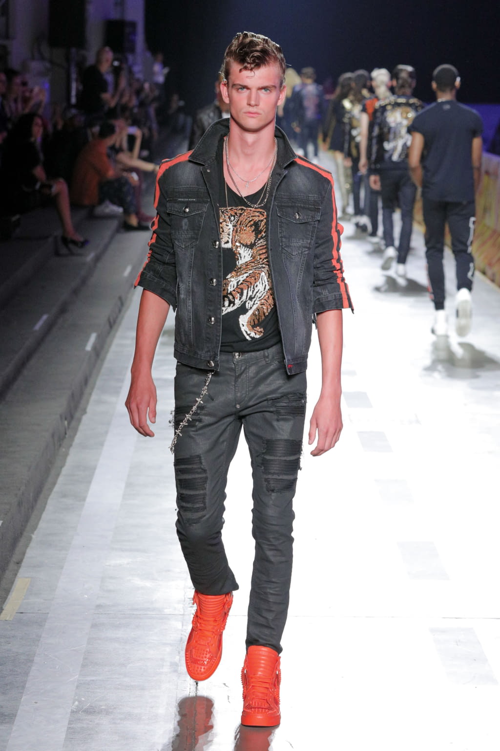 Fashion Week Milan Spring/Summer 2018 look 44 from the Philipp Plein collection menswear