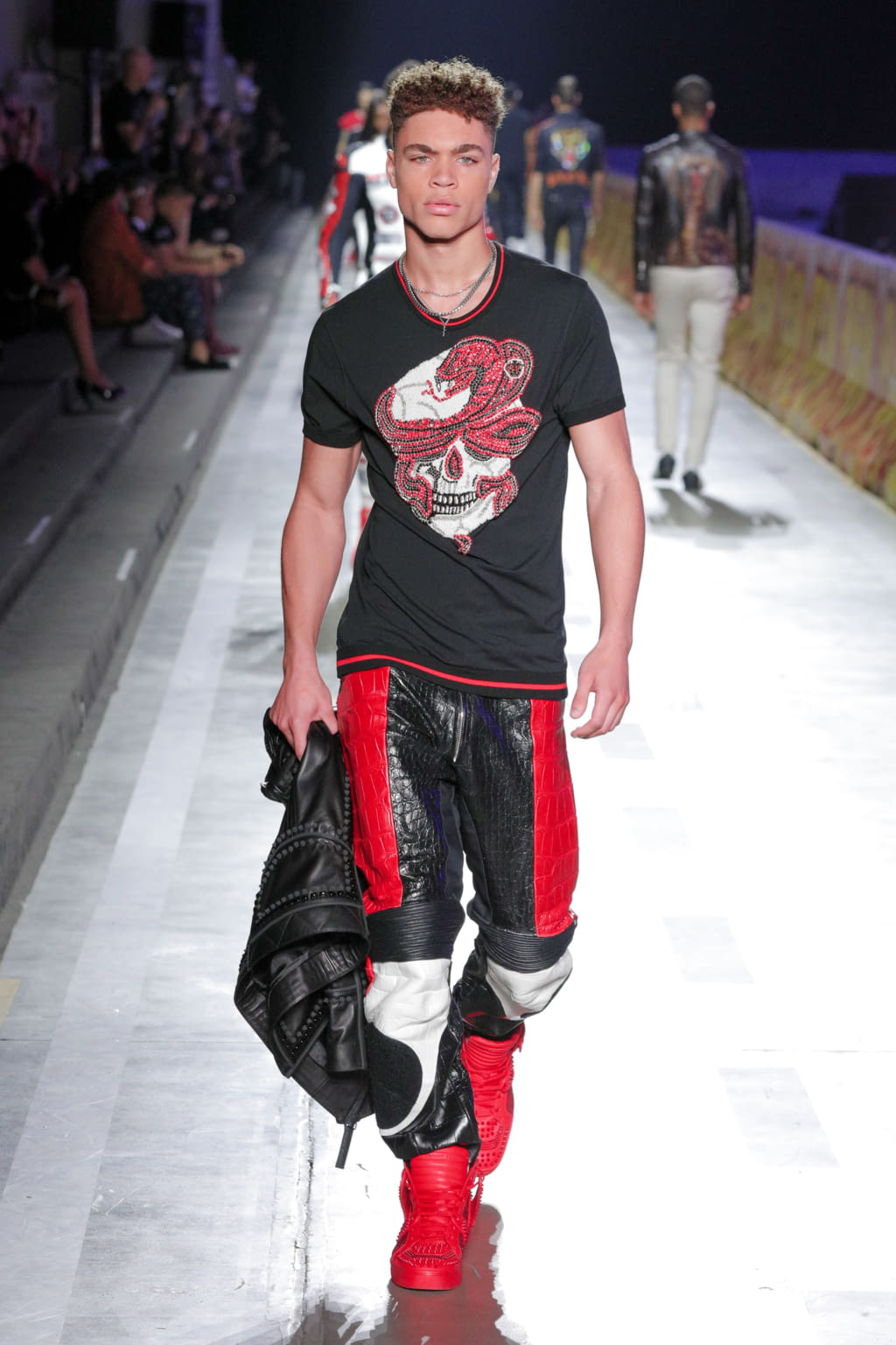 Fashion Week Milan Spring/Summer 2018 look 46 from the Philipp Plein collection menswear