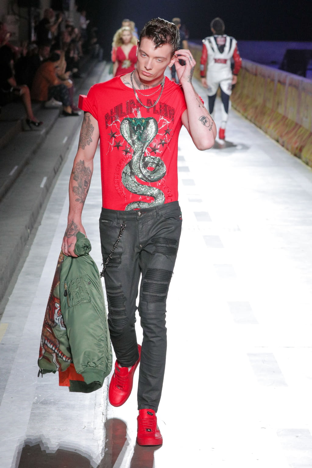Fashion Week Milan Spring/Summer 2018 look 50 from the Philipp Plein collection 男装