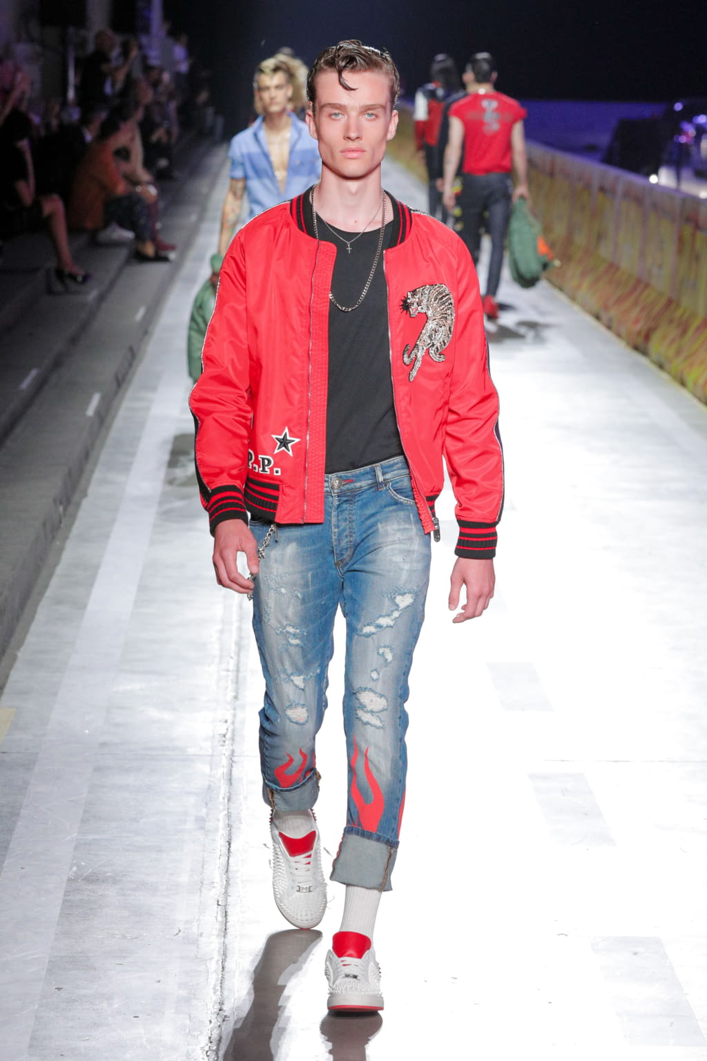 Fashion Week Milan Spring/Summer 2018 look 52 from the Philipp Plein collection 男装