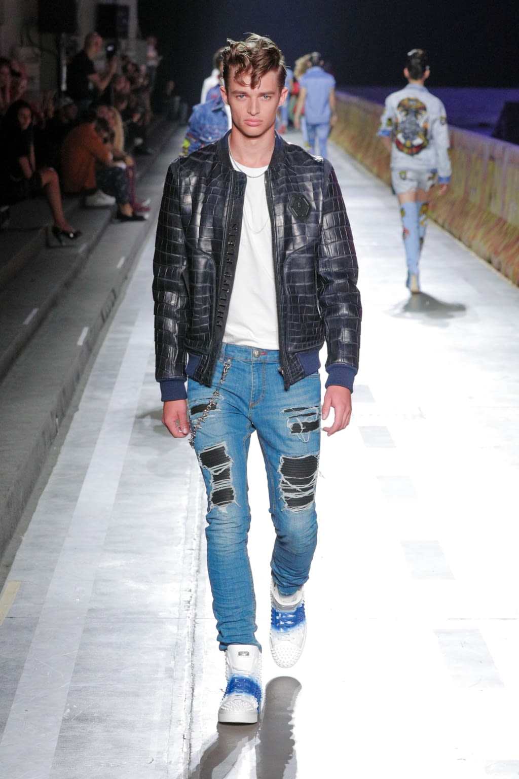 Fashion Week Milan Spring/Summer 2018 look 58 from the Philipp Plein collection menswear