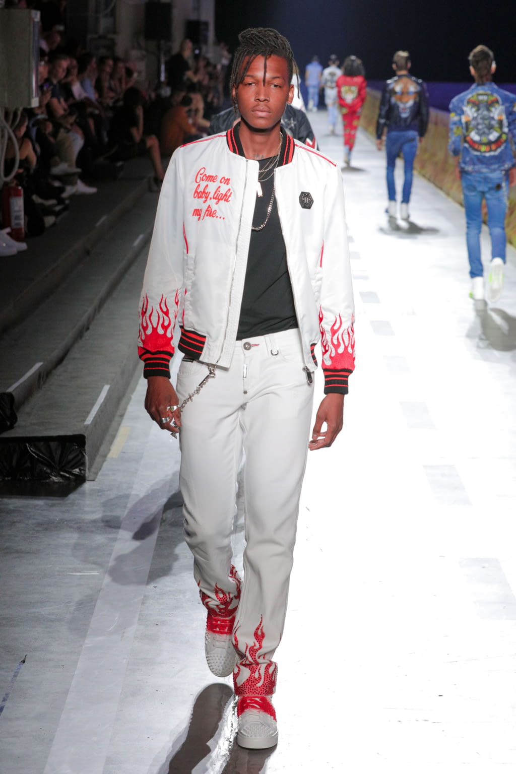 Fashion Week Milan Spring/Summer 2018 look 61 from the Philipp Plein collection menswear