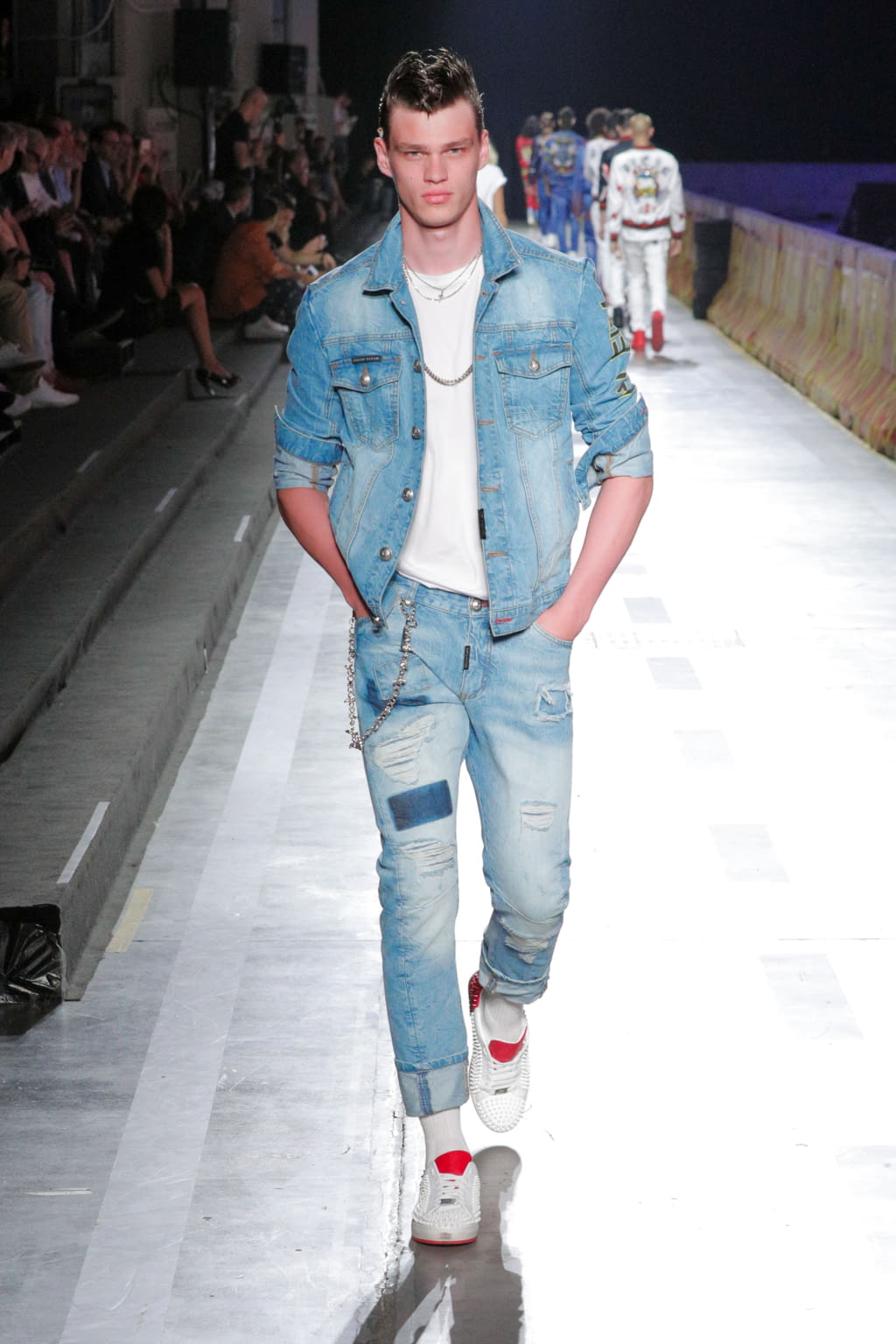 Fashion Week Milan Spring/Summer 2018 look 65 from the Philipp Plein collection menswear