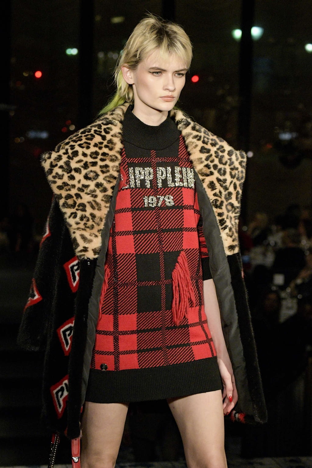 Fashion Week New York Fall/Winter 2019 look 35 from the Philipp Plein collection 女装