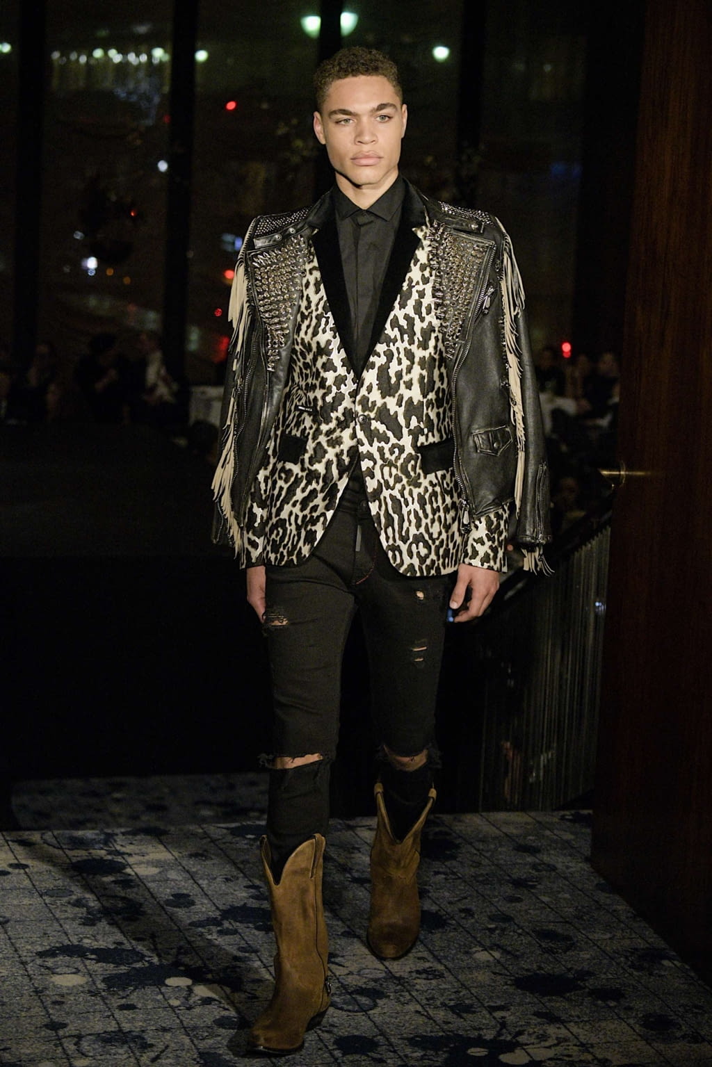 Fashion Week New York Fall/Winter 2019 look 46 from the Philipp Plein collection 女装