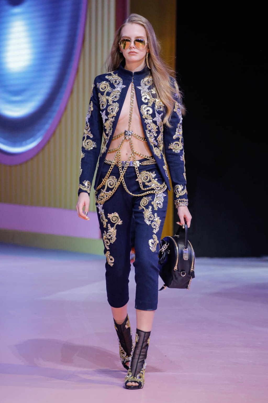 Fashion Week Milan Spring/Summer 2017 look 13 from the Philipp Plein collection womenswear
