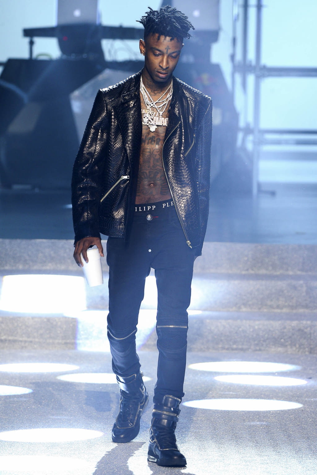 Fashion Week New York Spring/Summer 2018 look 3 from the Philipp Plein collection womenswear