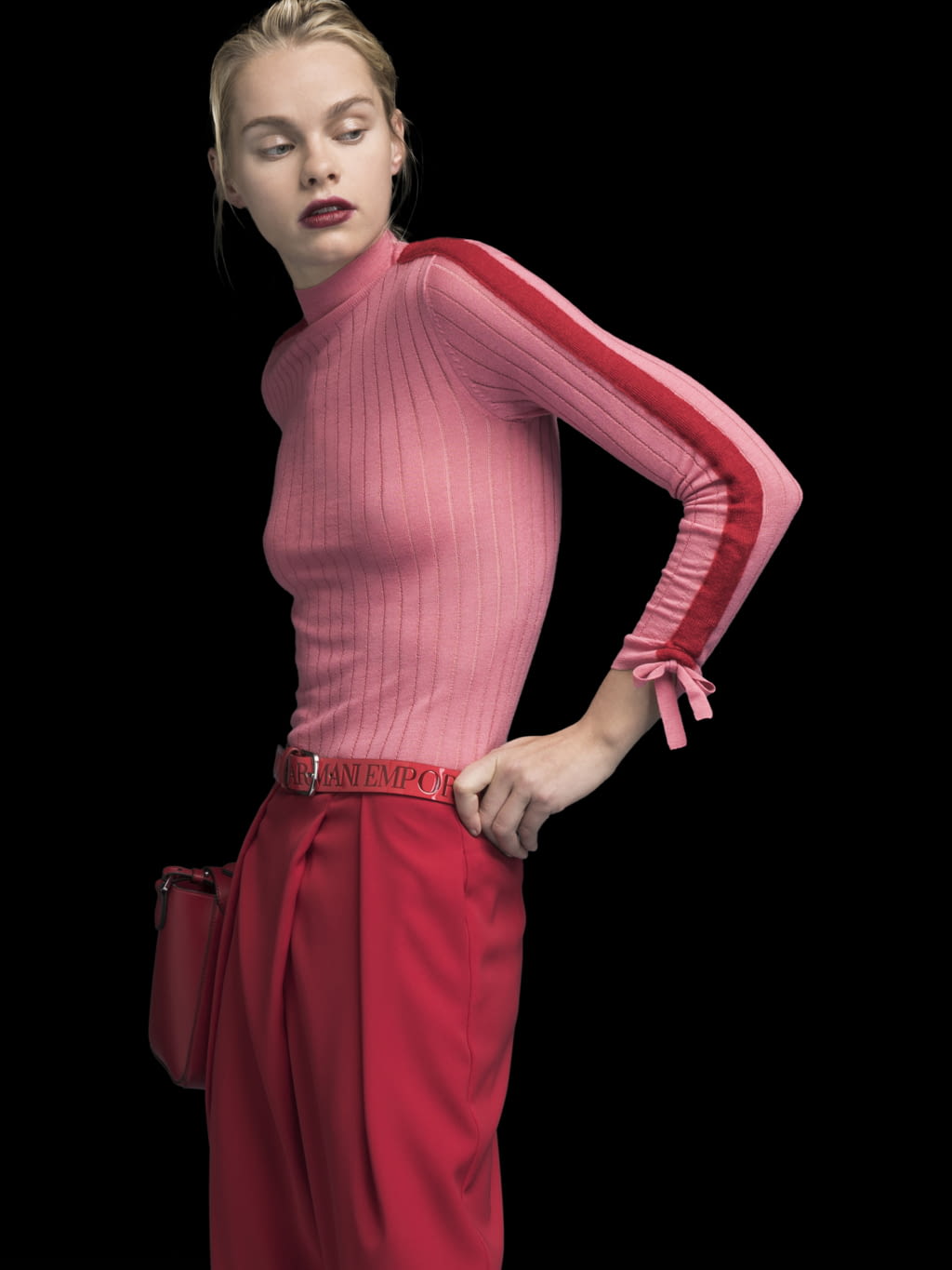 Fashion Week London Pre-Fall 2018 look 2 from the Emporio Armani collection 女装