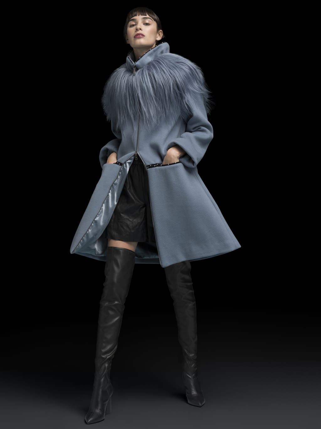 Fashion Week London Pre-Fall 2018 look 8 from the Emporio Armani collection 女装