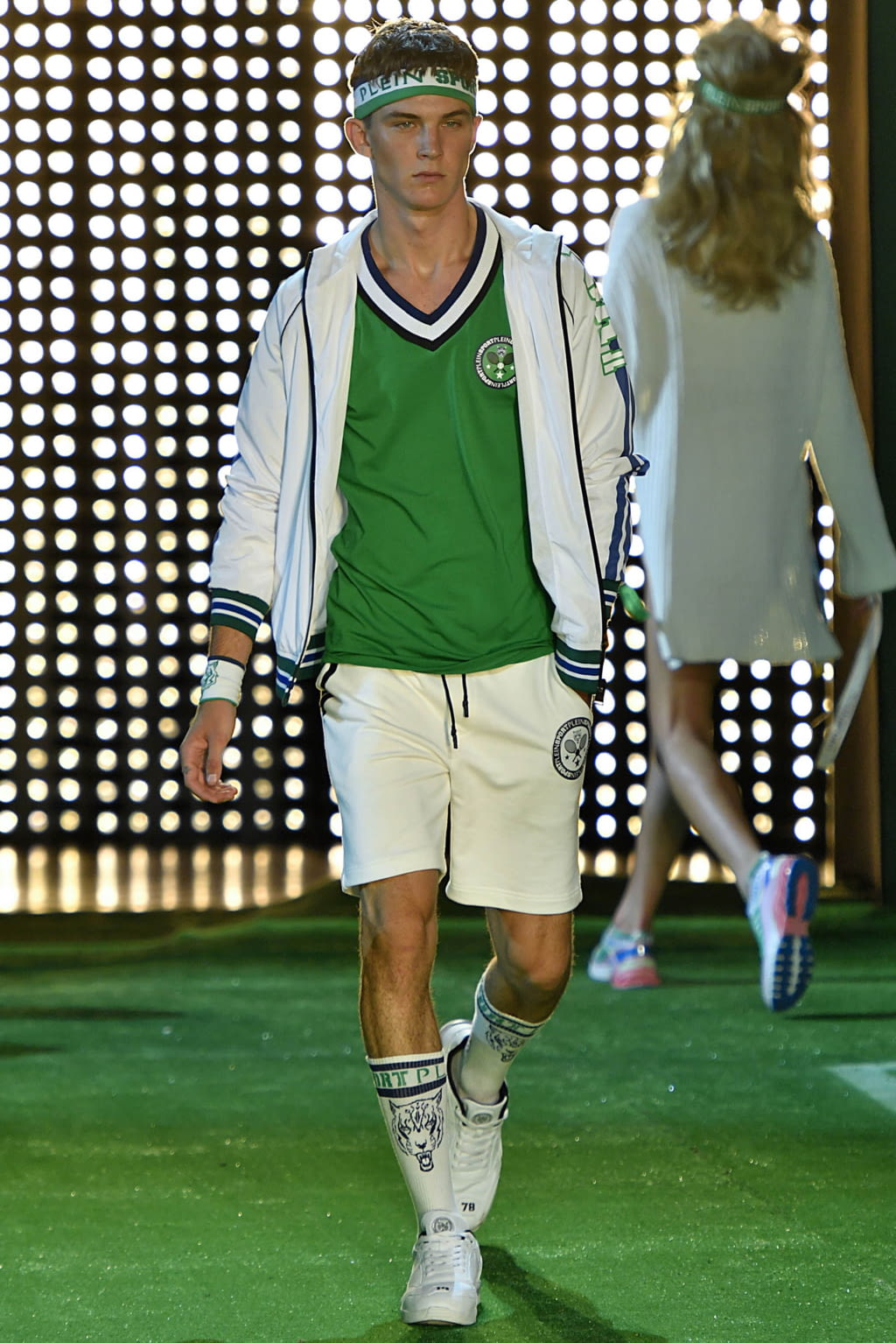 Fashion Week Milan Spring/Summer 2019 look 14 from the Plein Sport collection 男装