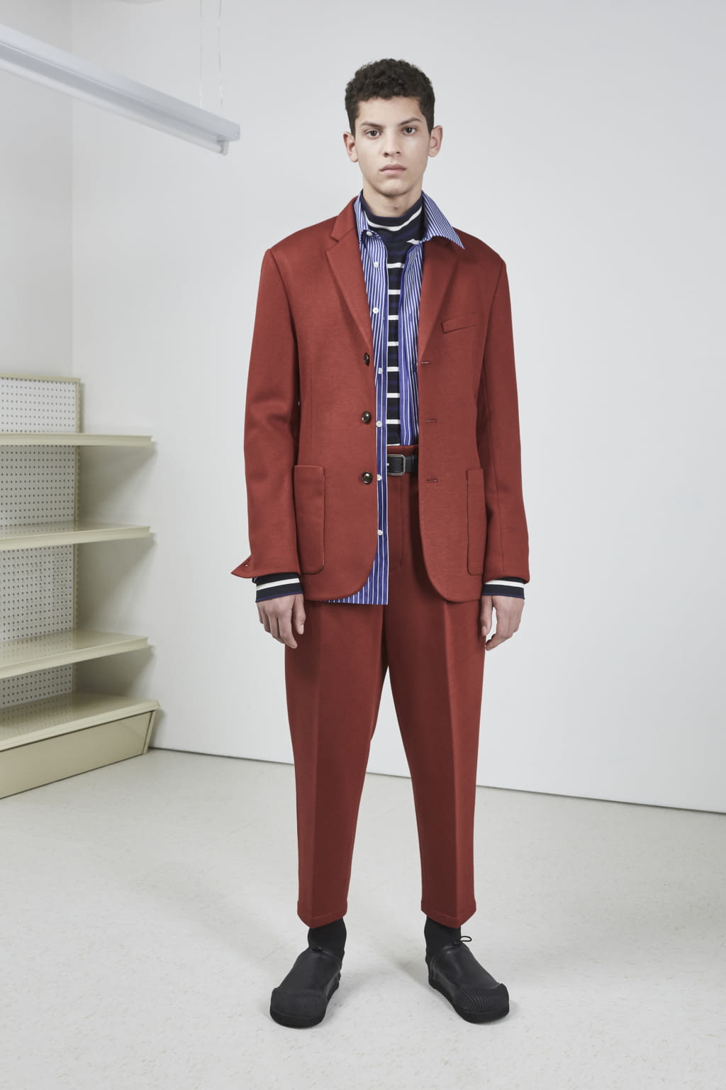 Fashion Week New York Fall/Winter 2018 look 24 from the 3.1 Phillip Lim collection menswear