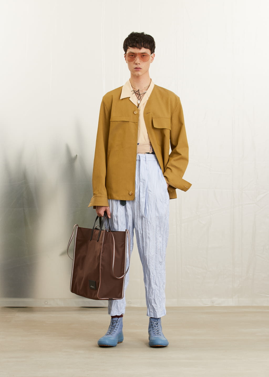 Fashion Week Milan Spring/Summer 2019 look 2 from the 3.1 Phillip Lim collection 男装