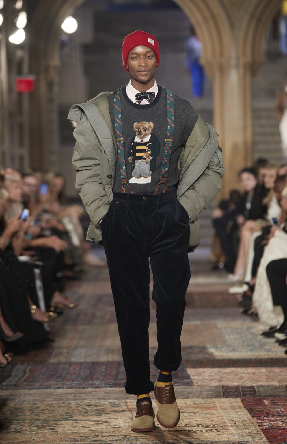Fashion Week New York Fall/Winter 2018 look 63 from the Ralph Lauren collection 女装