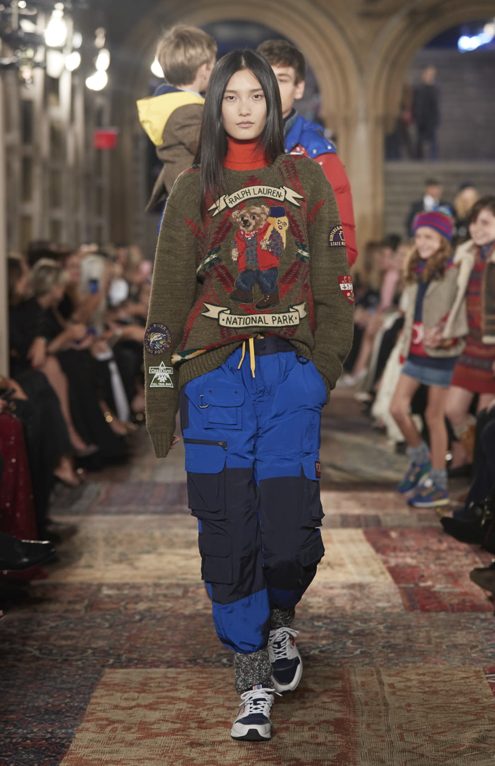 Fashion Week New York Fall/Winter 2018 look 87 from the Ralph Lauren collection 女装