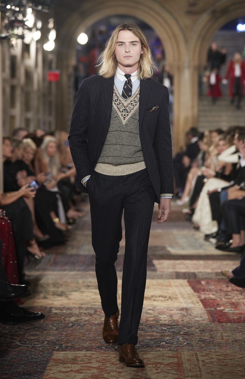 Fashion Week New York Fall/Winter 2018 look 96 from the Ralph Lauren collection womenswear