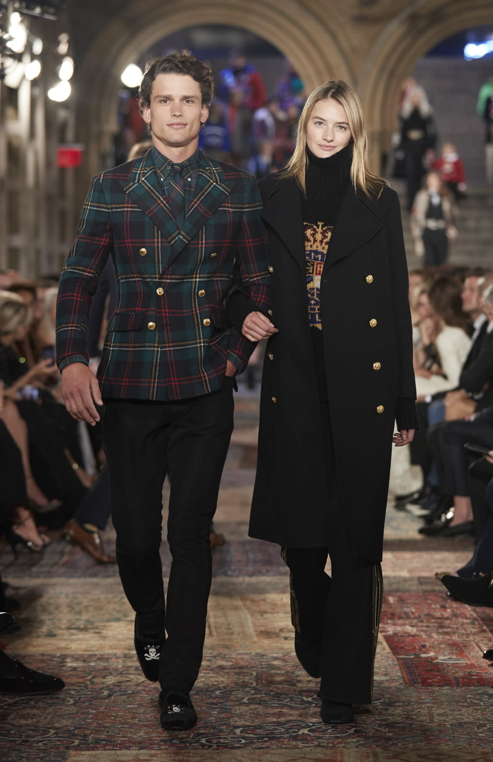 Fashion Week New York Fall/Winter 2018 look 98 from the Ralph Lauren collection 女装
