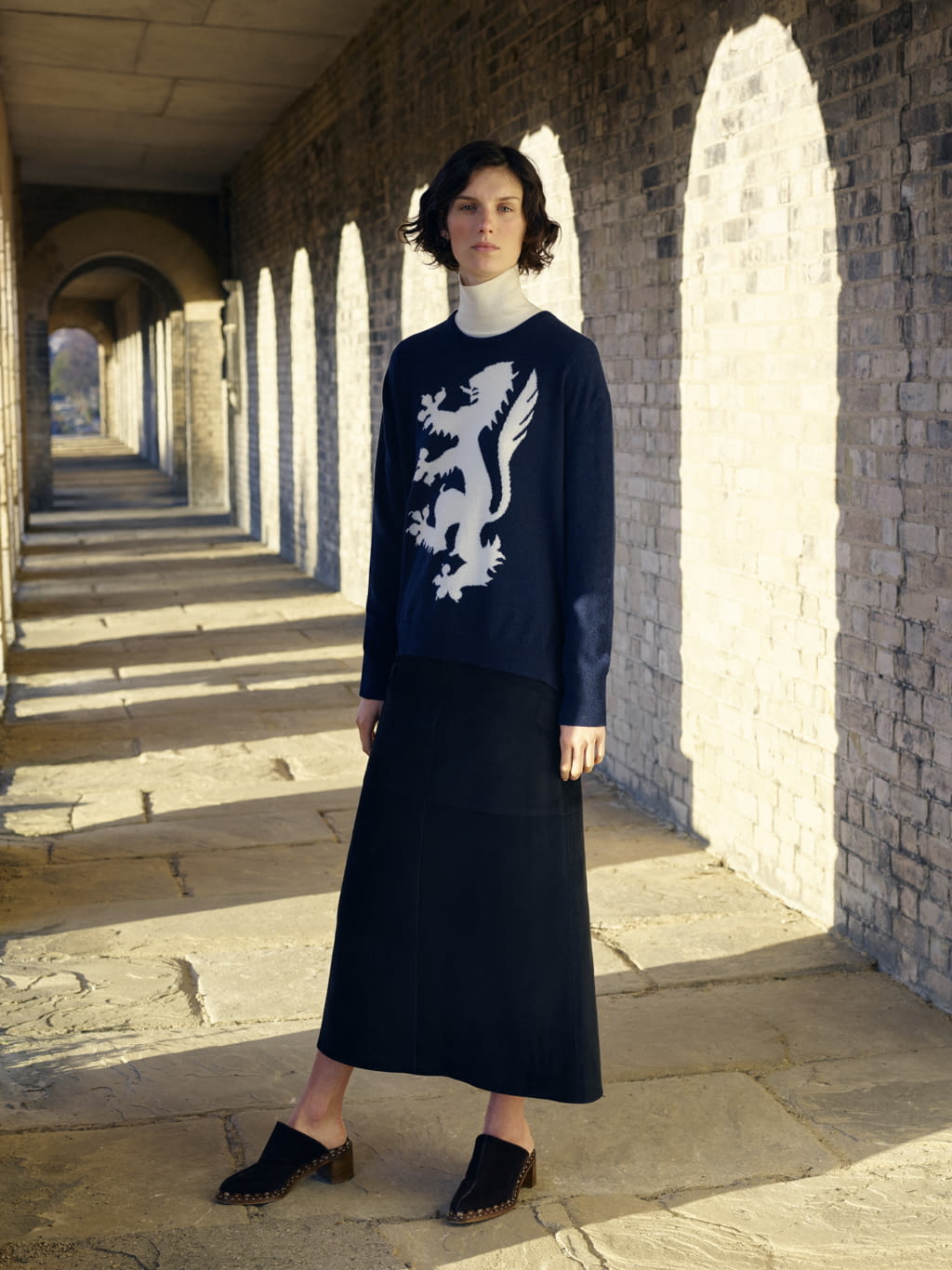 Fashion Week London Pre-Fall 2017 look 10 from the Pringle of Scotland collection 女装