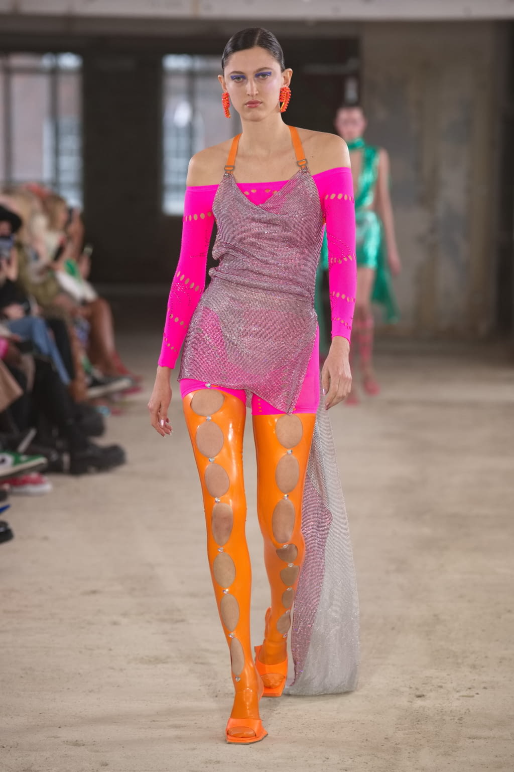 Fashion Week London Fall/Winter 2022 look 18 from the Poster Girl collection womenswear