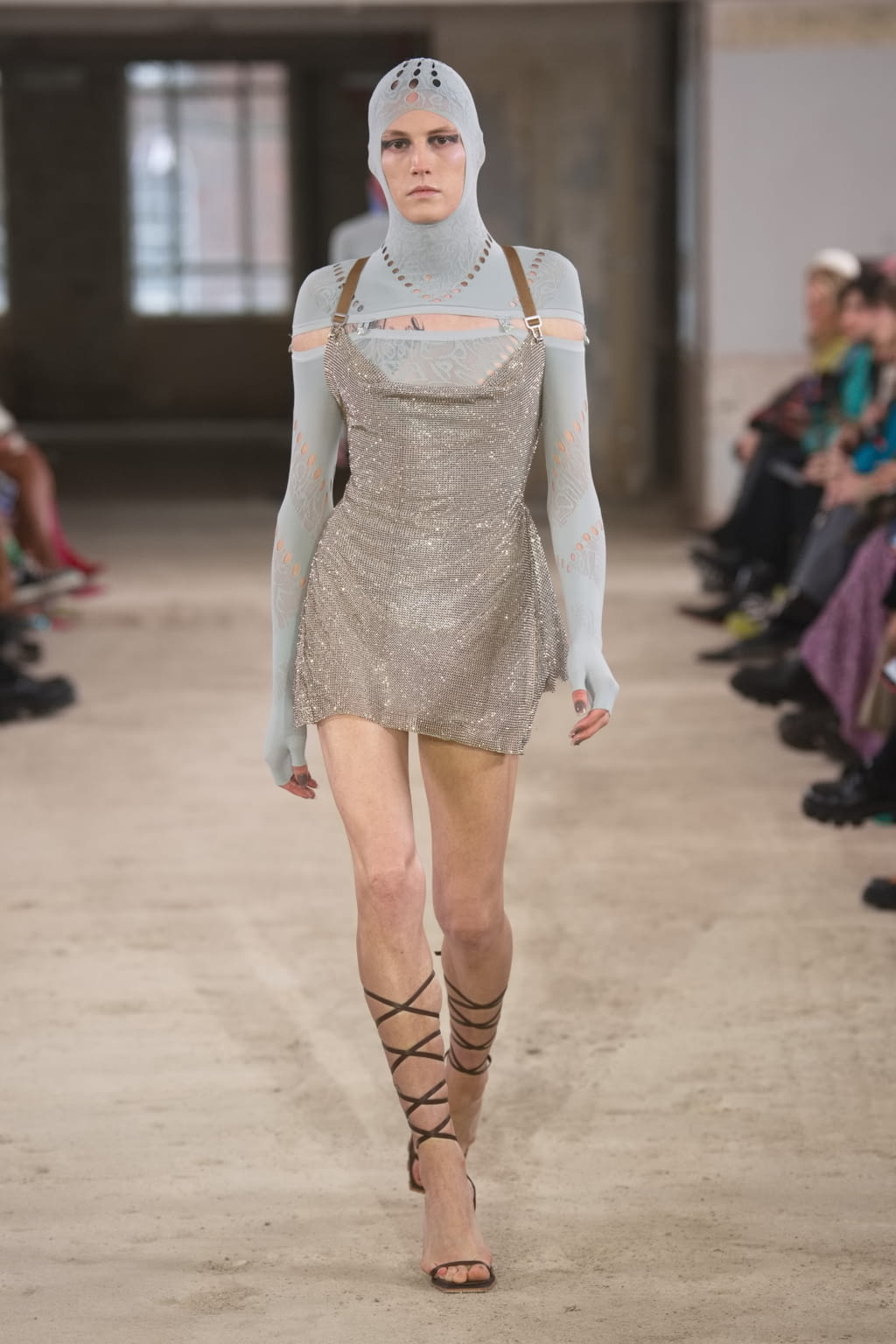Fashion Week London Fall/Winter 2022 look 27 from the Poster Girl collection womenswear