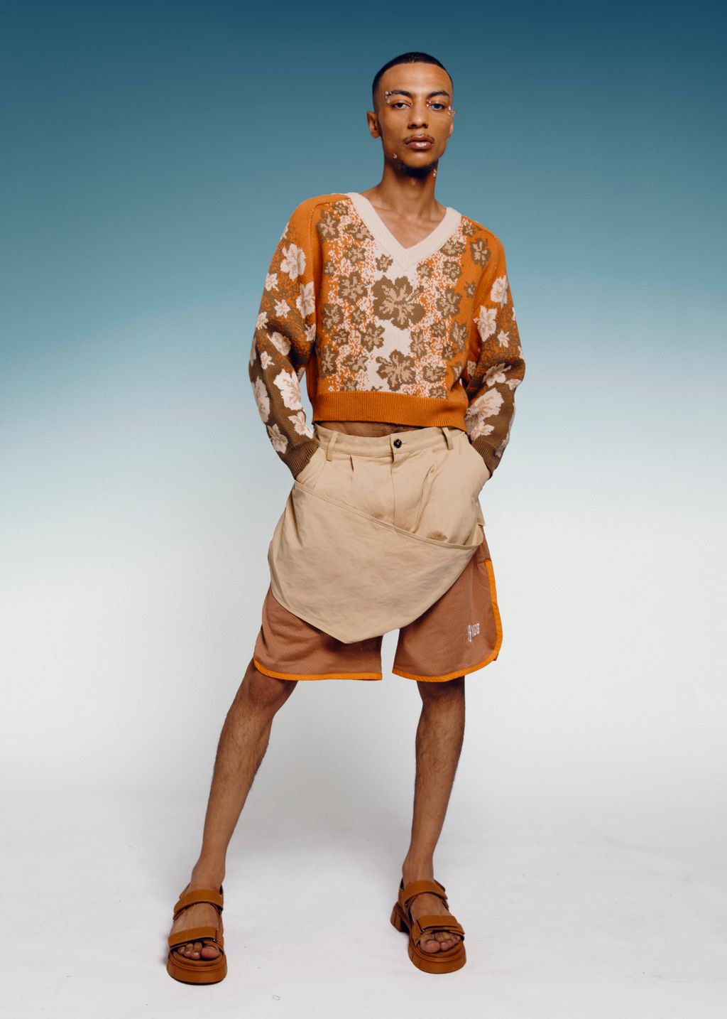 Fashion Week Paris Spring/Summer 2023 look 24 from the 8IGB community clothing collection 男装