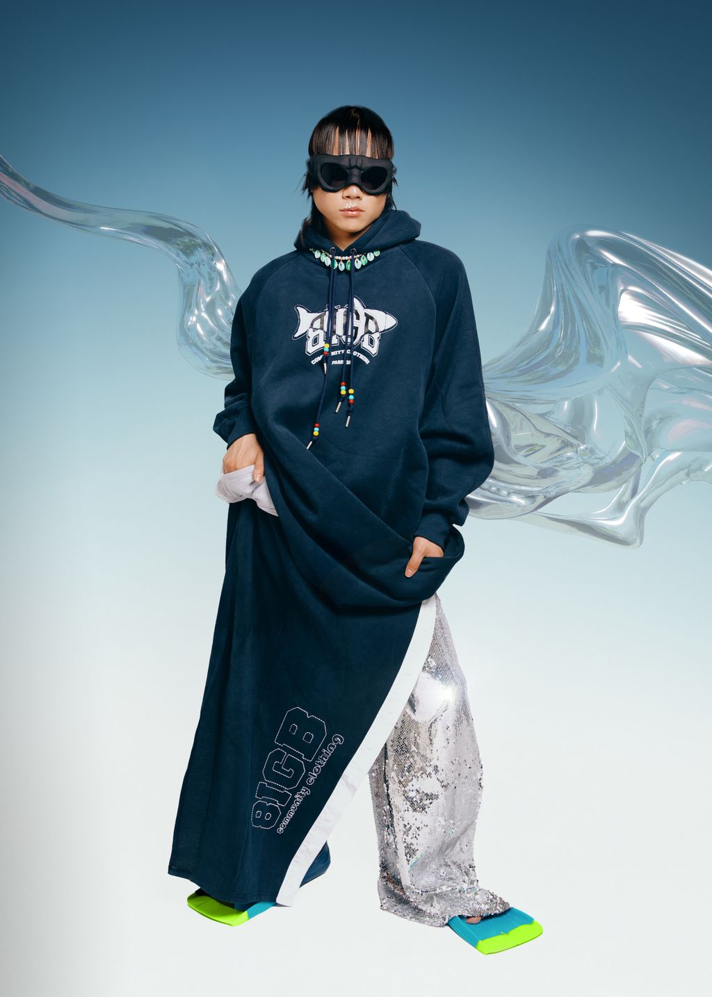 Fashion Week Paris Spring/Summer 2023 look 2 from the 8IGB community clothing collection 男装