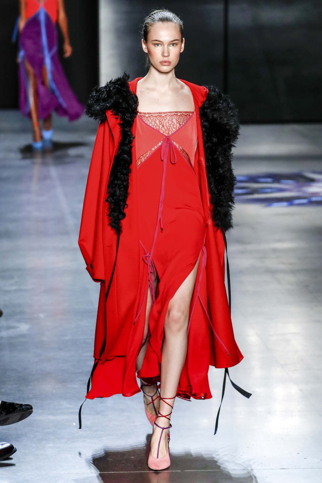 Fashion Week New York Fall/Winter 2018 look 5 from the Prabal Gurung collection womenswear
