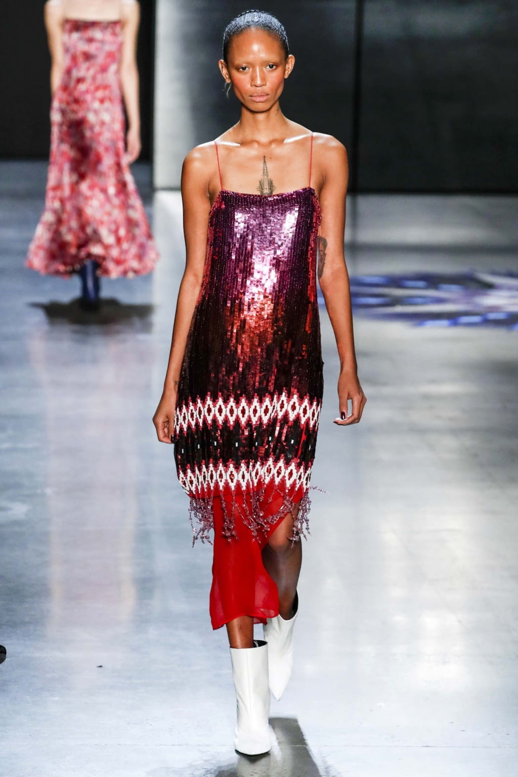 Fashion Week New York Fall/Winter 2018 look 27 from the Prabal Gurung collection womenswear