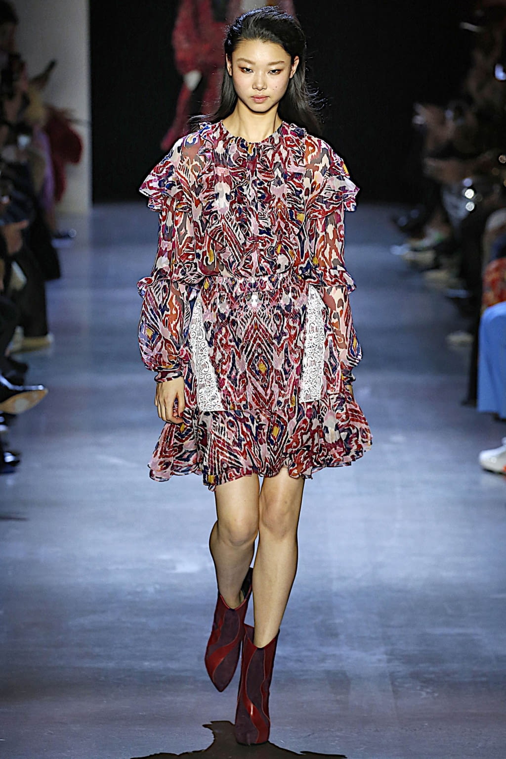 Fashion Week New York Fall/Winter 2019 look 12 de la collection Prabal Gurung womenswear